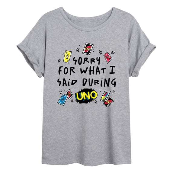 Uno - Sorry For What Said Relaxed Fit T-Shirt