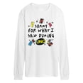 thumbnail image 1 of Uno - Sorry For What Said - Men's Long Sleeve Graphic T-Shirt, 1 of 3