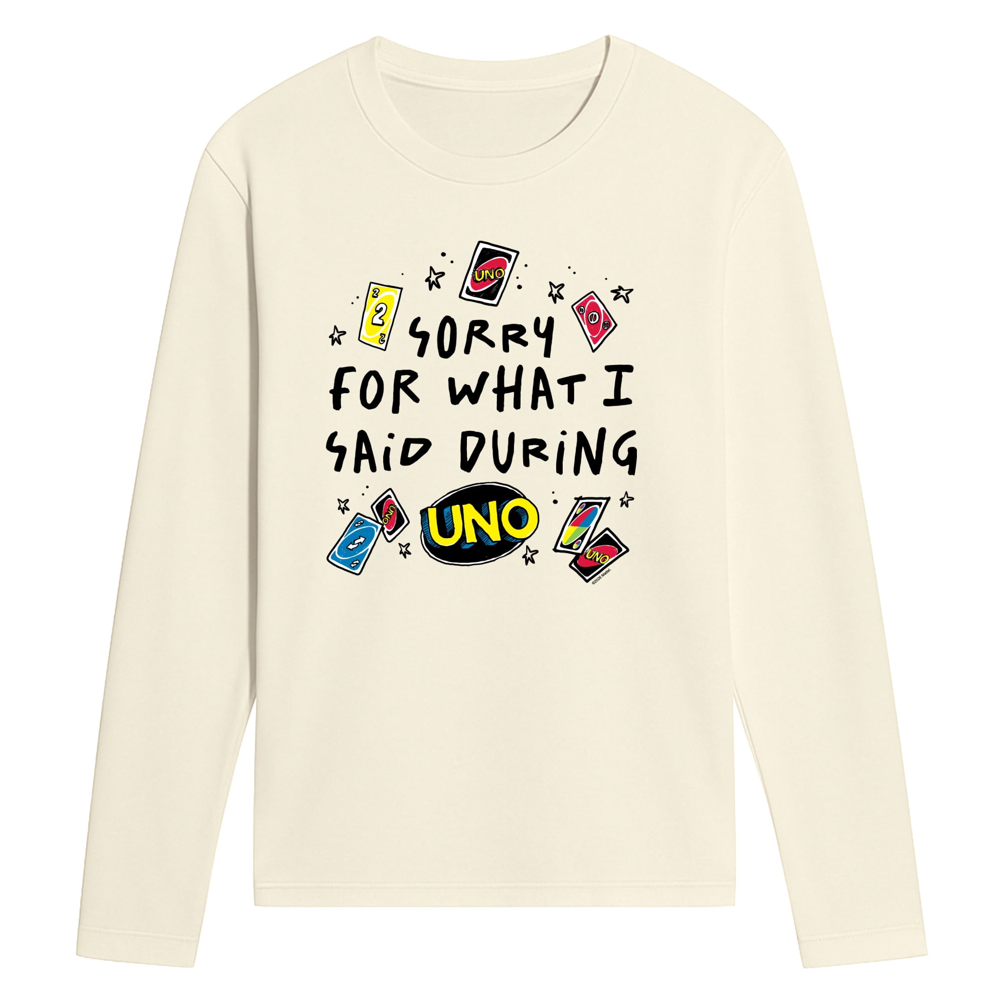 Uno - Sorry For What Said - Men's Long Sleeve Graphic T-Shirt