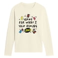 thumbnail image 1 of Uno - Sorry For What Said - Men's Long Sleeve Graphic T-Shirt, 1 of 3