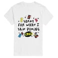 thumbnail image 1 of Uno - Sorry For What Said - Men's Short Sleeve Graphic T-Shirt, 1 of 4