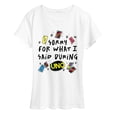 thumbnail image 1 of Uno - Sorry For What Said - Women's Short Sleeve Graphic T-Shirt, 1 of 4