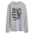 thumbnail image 1 of Uno - Thou Must Draw Four - Men's Long Sleeve Graphic T-Shirt, 1 of 3