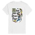 thumbnail image 1 of Uno - Thou Must Draw Four - Men's Short Sleeve Graphic T-Shirt, 1 of 4