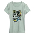 thumbnail image 1 of Uno - Thou Must Draw Four - Women's Short Sleeve Graphic T-Shirt, 1 of 3
