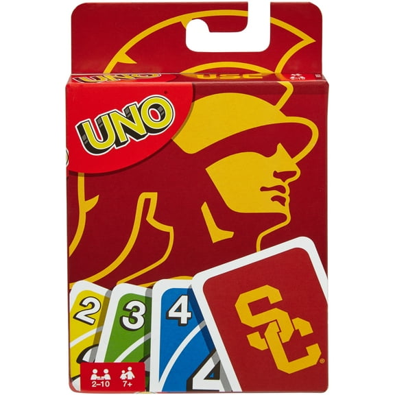 Uno University of Southern California theme for 2-10 Players Ages 7Y+