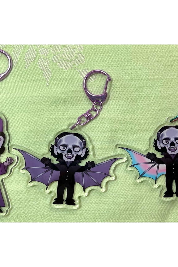 Unofficial Ghost Papa V Acrylic Keychain (1 keychain)