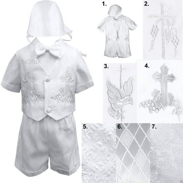 Unotux Boys Vest Set, Cross and Grapes (Baby Boys), 1-Pack