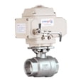 thumbnail image 1 of Unox 2" Motorized Ball Valve 220V AC NPT Electrical Ball Valve Stainless Steel AISI304 Two-Piece Body 63 Bars Max Pressure For Water Air Control Valve, 1 of 3