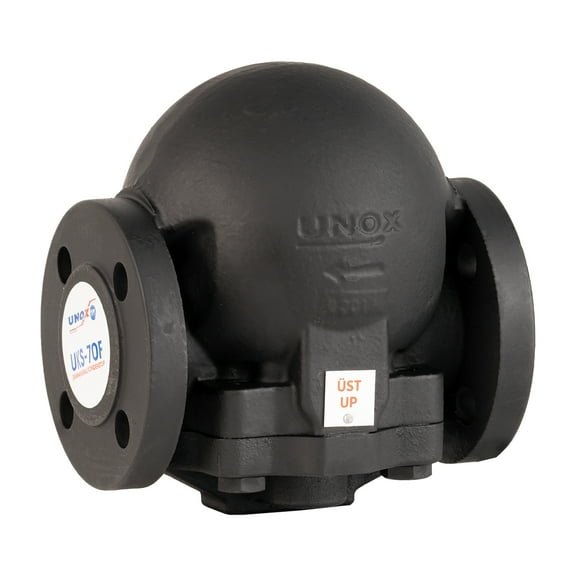 Unox DN15 Ball Float Steam Trap, Thermostatic, ANSI Class150 Flanged