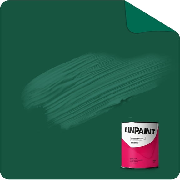 Unpaint Removable Paint Interior Matte Green Vine Thyme Biodegradable 1 Quart