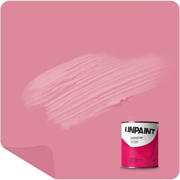 Unpaint Removable Paint Interior Matte Pink Orchid Berry Biodegradable 1 Quart