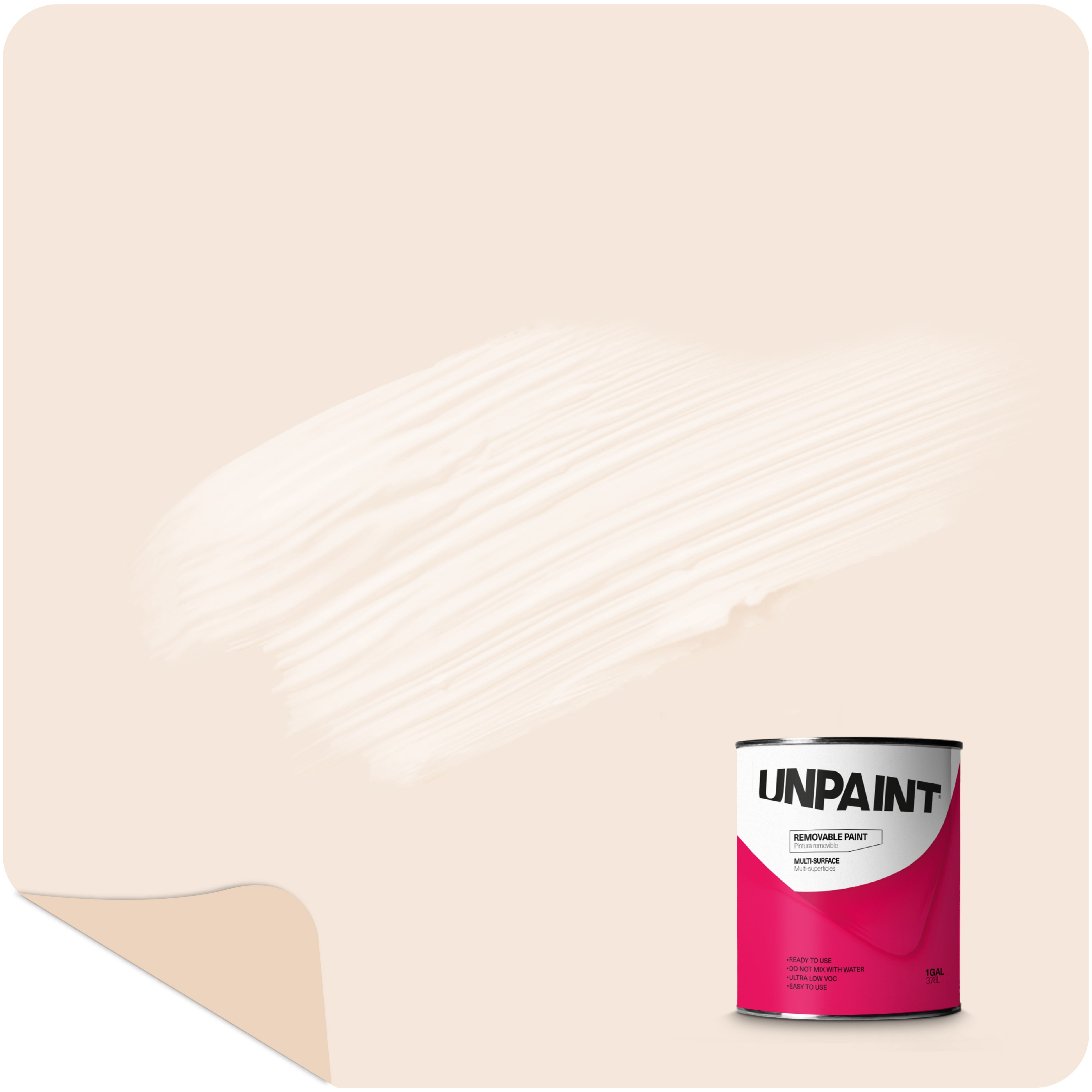 Curated visual reference: Biodegradable Apartment Interior Paint Reference: Unpaint Removable Paint Interior Matte White Foam Veil Biodegradable 1