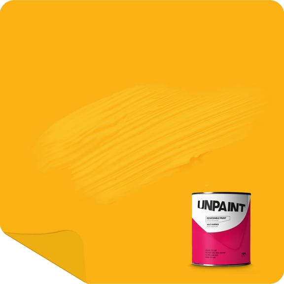 Unpaint Removable Paint Interior Matte Yellow Sunbeam Blonde  Biodegradable 1 Gallon