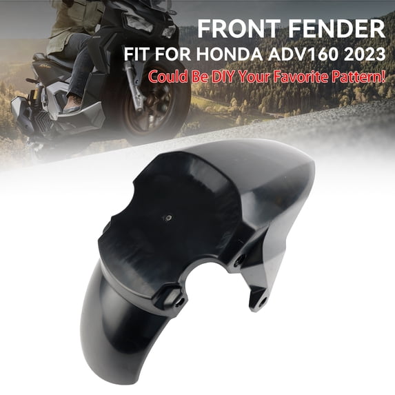 Unpainted ABS Front Fender Mudguard Fit For Honda ADV 160 2023-2024