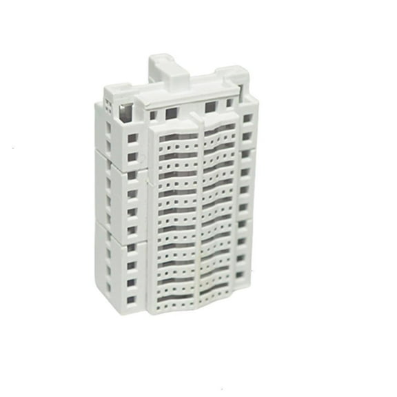 Unpainted Miniature Apartment Building Model Realistic Residential Dioramas For DIY Craft Scenerys 1/800 1/500 Scale