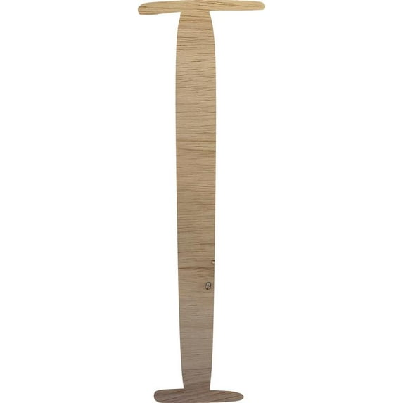 Unpainted Small Wooden Letter I, Choose Your Letter 4'' Tall Craft Alphabet