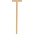 thumbnail image 1 of Unpainted Wooden 20'' Cream Peach Letter T, Paintable Alphabet A-Z, 1 of 5