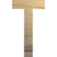 thumbnail image 1 of Unpainted Wooden Craft Letter T, Wall 20'' Tall Unfinished Wood Letter Shape, 1 of 3