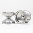 thumbnail image 1 of Unparalleled Ion and Anion Yo-Yo - Monometal and Bimetal YoYo Set (Ion Silver (Polish) Anion Silver Black Speckle (Blasted)), 1 of 2