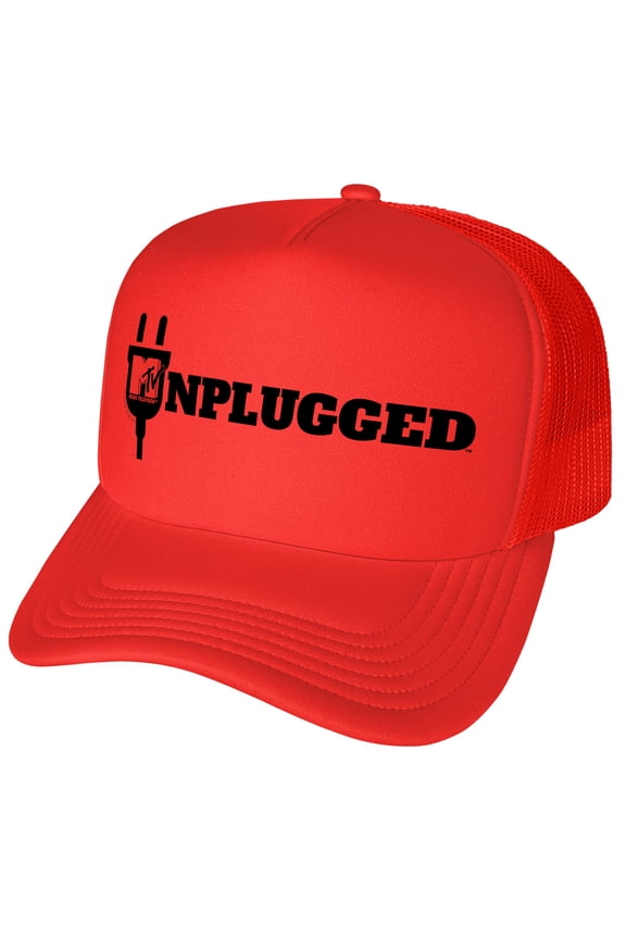 Unplugged MTV Unplugged Foam Snapback Trucker Hat - Unisex for Men and Women