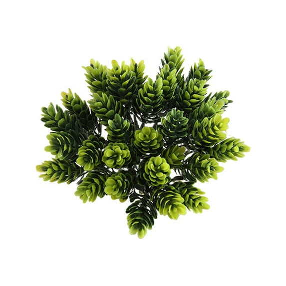 Unpotted Fake Succulents Assorted Faux Succulent in Different Green Artificial Hanging Succulents Textured Faux Succulent Pick Hanging String of Pearls Plant