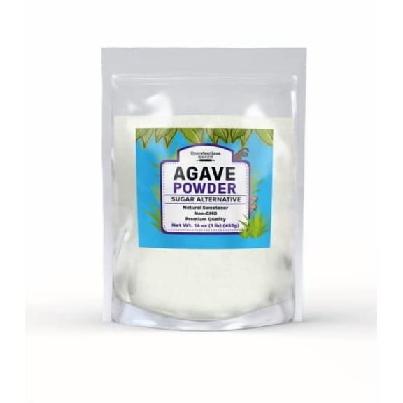 Unpretentious Agave Powder, 1 lb, Natural Sweetener, Non-GMO