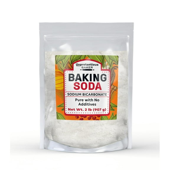 Unpretentious Baking Soda 2 lb Gluten-Free, Baking & Cooking, Leavening Agent, Pure Sodium Bicarbonate