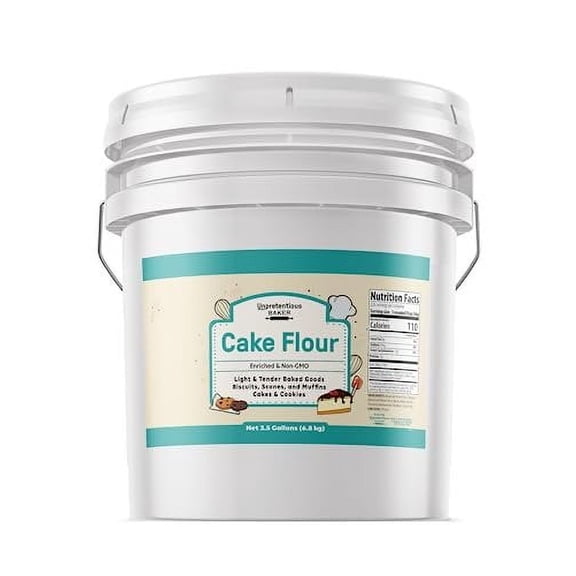 Unpretentious Cake Flour, 3.5 Gallons, Great For Cakes, Biscuits, Scones, Muffins