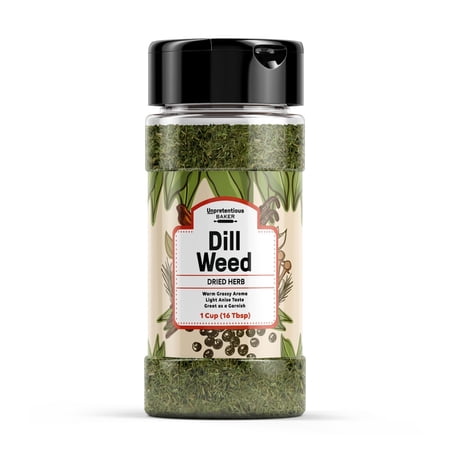 Unpretentious Dill Weed, 1 Cup, Light Anise Taste, Garnish