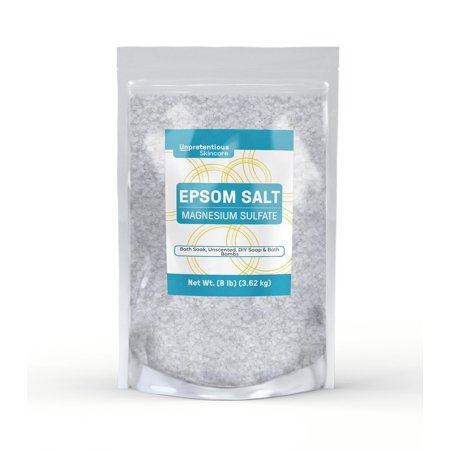 Unpretentious Epsom Salt, 8 lb, Soaking Solution, Unscented