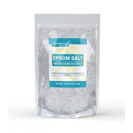Unpretentious Epsom Salt, 8 lb, Soaking Solution, Unscented