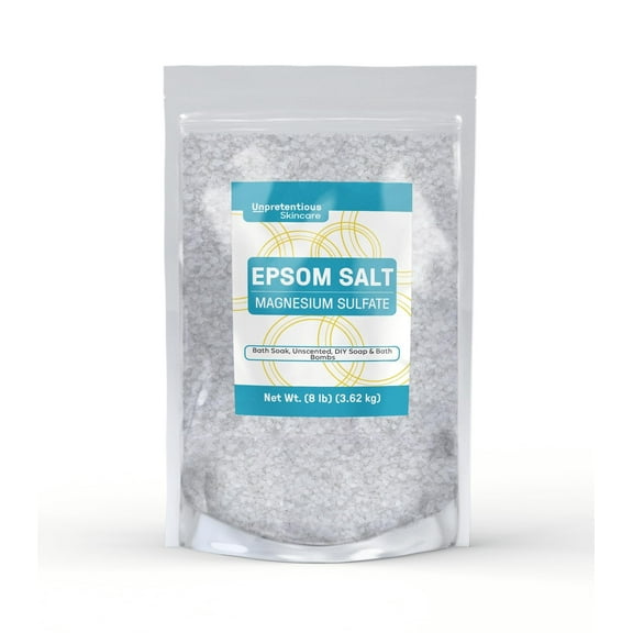 Unpretentious Epsom Salt, 8 lb, Soaking Solution, Unscented