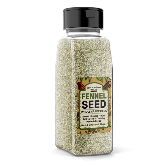Unpretentious Fennel Seeds, 4 Cups Teas & Cooking, Delicious Sweet Licorice Flavor