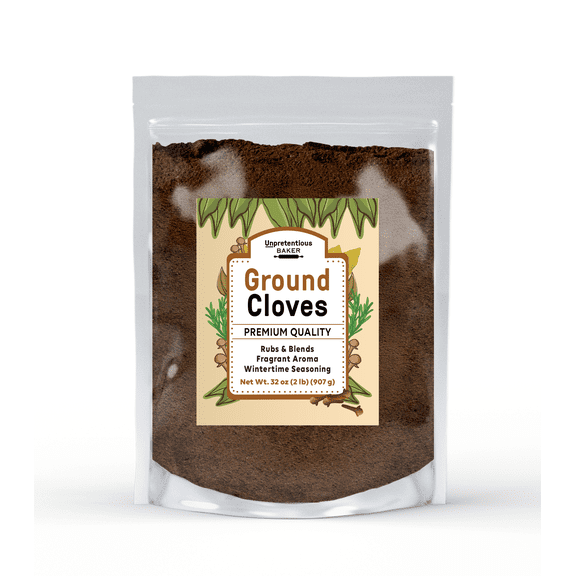 Unpretentious Ground Cloves, 2 lb, Non-GMO Ingredient, Baked Goods