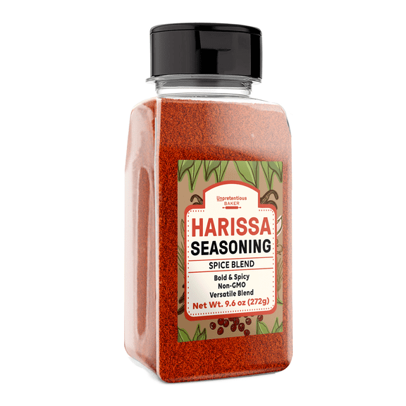 Unpretentious Harissa Seasoning, 2 Cups, Versatile Spice Blend, Smoky Flavor, Bold & Spicy 9.6 Ounce