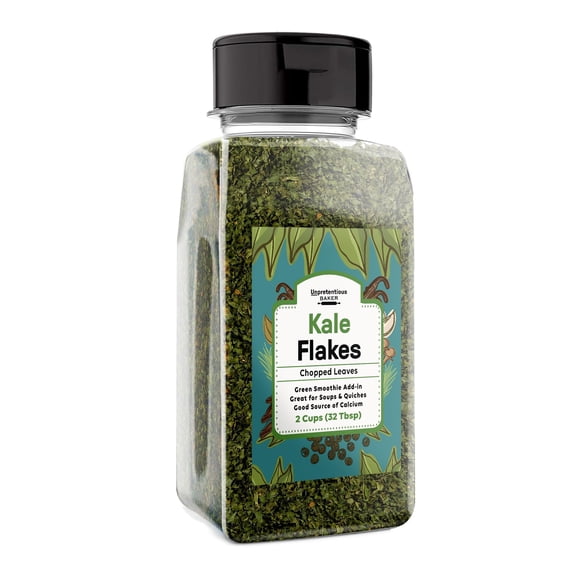 Unpretentious Kale Flakes 2 Cups Dehydrated Vegetable Flakes For Soups, Shakes, Casseroles, Pastas, Salads