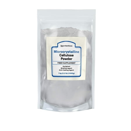 Unpretentious Microcrystalline Cellulose Powder, 2 lb, Naturally Occurring Polymer, Thickener, Anti-Caking Agent