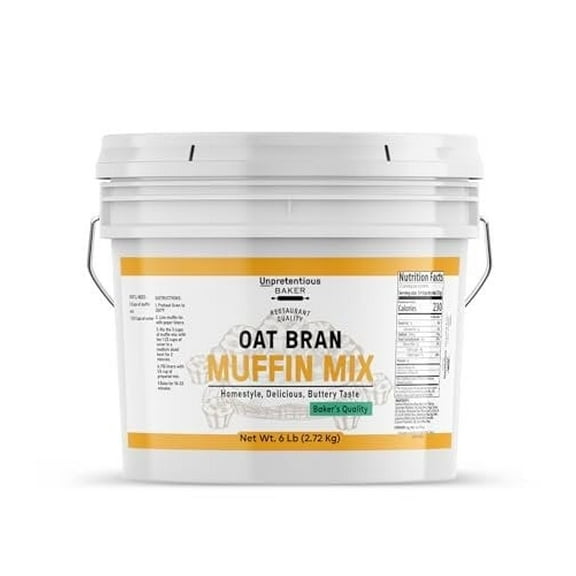 Unpretentious Oat Bran Muffin Mix, 1 Gallon, Fluffy, Delicious