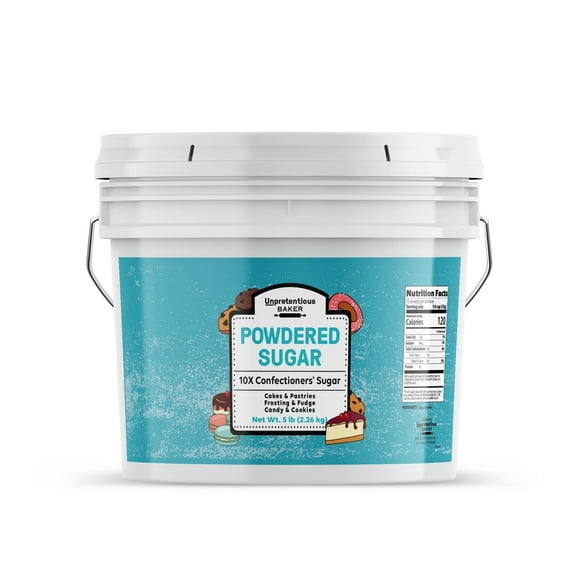 Unpretentious Powdered Sugar 1 Gallon Confectioners Sugar, For Baking, Candy Making, Desserts
