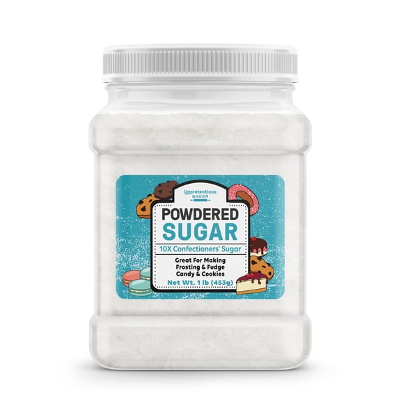 Unpretentious Powdered Sugar Confectioners Sugar, For Baking, Candy Making, Desserts 16 Ounce