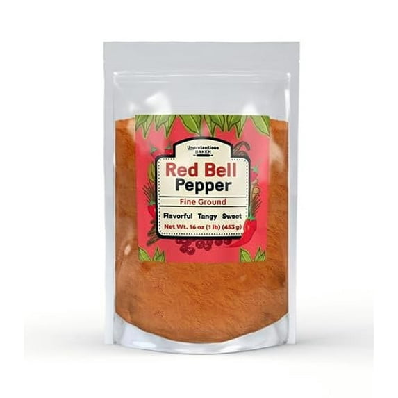 Unpretentious Red Bell Pepper Powder, 1 lb, Fine Ground, Sweet & Tangy, Soups & Stews, Flavorful