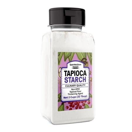 Unpretentious Tapioca Starch, 2 Cups, Vegan & Gluten-Free, Cornstarch Replacement
