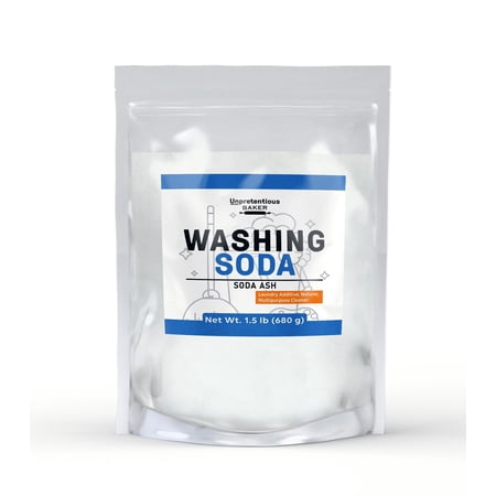 Unpretentious Washing Soda, 1.5 lb, Soda Ash, Laundry Additive, Sodium Carbonate