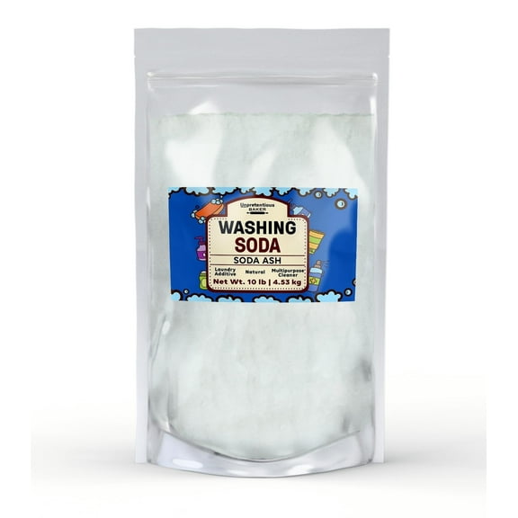 Unpretentious Washing Soda, 10 lb, Soda Ash, Laundry Additive, Sodium Carbonate