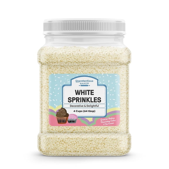Unpretentious, Sprinkles: White Jimmies, 1.5 Lb