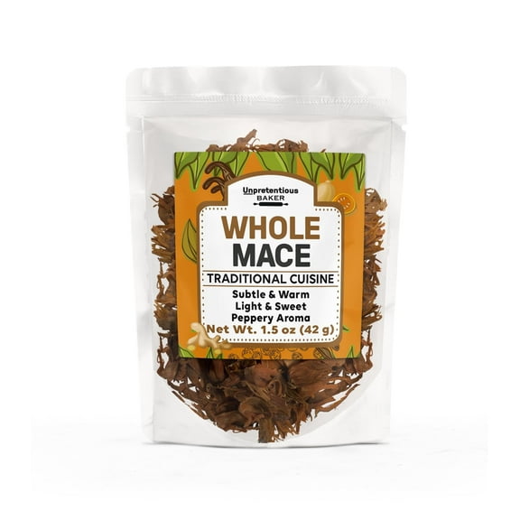 Unpretentious Whole Mace, 1.5 oz, Warm Spice, Curries & Desserts, Aromatic & Versatile