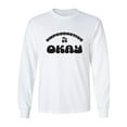 thumbnail image 1 of Unproductive & Okay Adult Long Sleeve T-shirt, 1 of 3