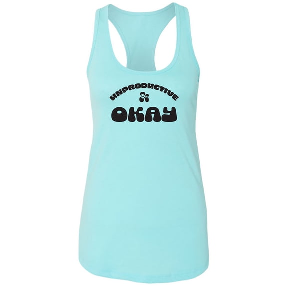 Unproductive & Okay Racerback Tank