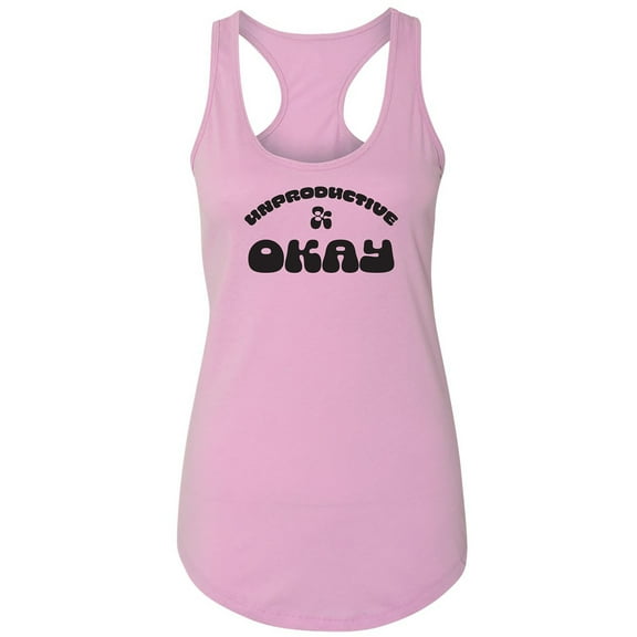 Unproductive & Okay Racerback Tank